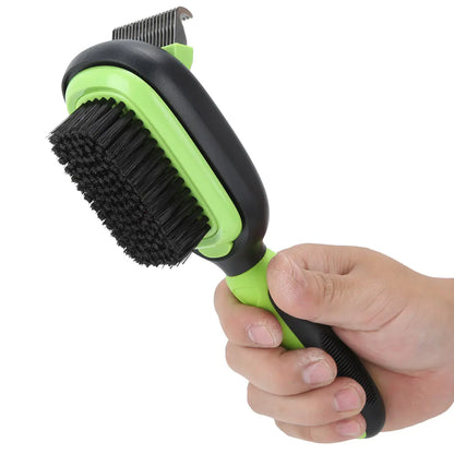 Pet Grooming Brush Set for Cleaning and De-Shedding