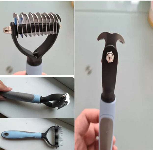 Dual-Sided Pet Grooming Comb